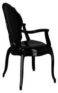 Židle Queen Arm černá