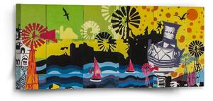 Sablio Obraz Malba - 110x50 cm