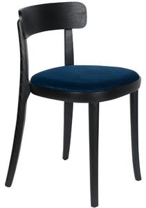 Modrá jasanová jídelní židle DUTCHBONE Brandon