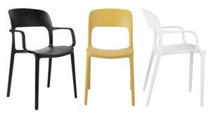 Židle s područkami Flexi černá