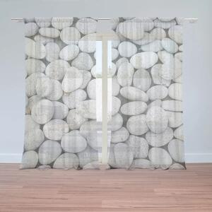 Sablio Záclony Oblázky: 2ks 150x250cm