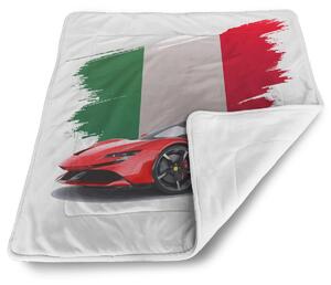 Sablio Deka pro miminko Ferrari Italská vlajka - 80x100 cm
