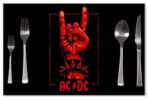 Sablio Prostírání ACDC Červená ruka: 40x30cm