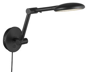 Nordlux Bend (černá) Nástěnná světla kov, hliník IP20 2112751003