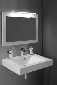 Sapho MITRA zrcadlo v rámu 720x520x40mm, bílá MT191