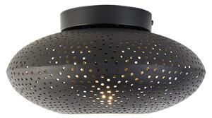 Orientální stropní svítidlo černé se zlatem 25 cm - Radiance