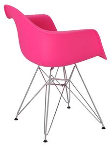Židle P18 PP růžová