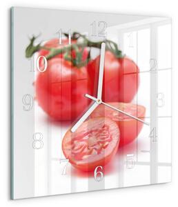 Skleněné hodiny Rajčata zskb-30x30-00090238