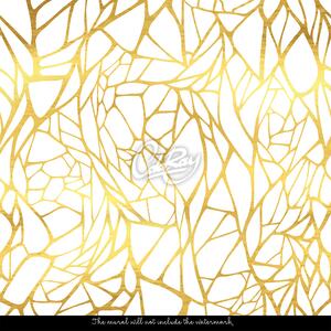 Fototapeta Zlaté abstraktní ozdoby Samolepící 250x250cm