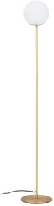 Kave Home Zlatá kovová stojací lampa Brisia 155 cm