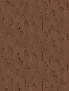 Geometrická vliesová obrazová tapeta na zeď, 3D, hnědá, FW4042-4, Feature Walls, Decoprint