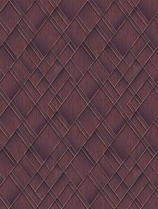 Geometrická vliesová obrazová tapeta na zeď, vínová, FW4037-4, Feature Walls, Decoprint