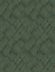 Geometrická vliesová obrazová tapeta na zeď, zelená, FW4037-5, Feature Walls, Decoprint