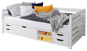 POSTEL S ÚLOŽNÝM PROSTOREM, 90/200 cm, bílá MID.YOU - Online Only dětské postele, Online Only