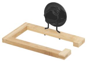Bambusový držák na toaletní papír / ručníky Compactor Bestlock SPA Bamboo Black