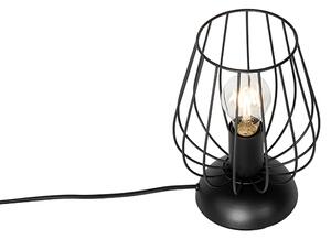 Moderní stolní lampa černý drát - Palica