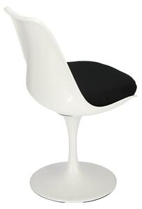 Židle Tul bílo-černá