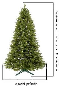 3D vánoční stromek 120cm jedle Exclusive