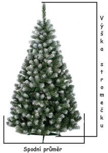 Vánoční stromek 150cm s bílými konečky Beata