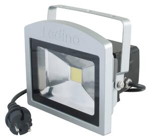 Ledino LED reflektor Benrath NB, nouzové osvětlení s dobíjecí baterií, Hliník / šedá / zinek, Hliník