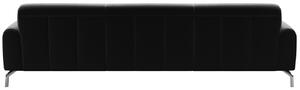 Tmavě šedá třímístná sametová pohovka MESONICA Puzo 240 cm