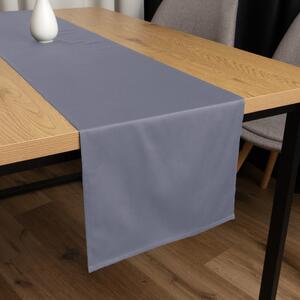Biante Bavlněný saténový běhoun na stůl ST-003 Modrošedý 20x120 cm