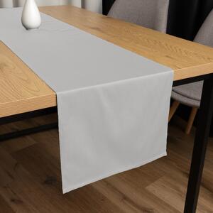 Biante Bavlněný saténový běhoun na stůl ST-012 Světle šedý 35x120 cm