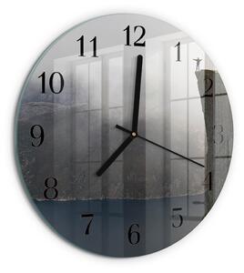 Skleněné nástěnné hodiny Propast zsoc-fi30-00182327