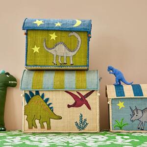Dětský úložný box Raffia Dinosaur Theme M