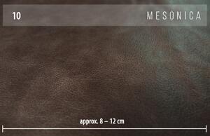 Tmavě hnědá vintage kožená dvoumístná pohovka MESONICA Musso Tufted 173 cm