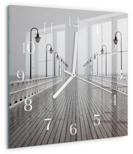 Skleněné hodiny Molo zskb-30x30-00085574