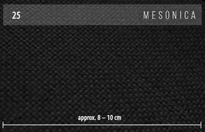 Antracitová třímístná látková pohovka MESONICA Musso Tufted 211 cm