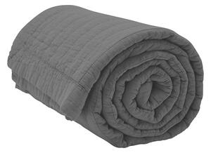 ByNord - Magnhild Quilt Bed Throw 160x280 Coal - Lampemesteren