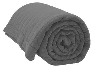 ByNord - Magnhild Quilt Bed Throw 280x280 Coal - Lampemesteren