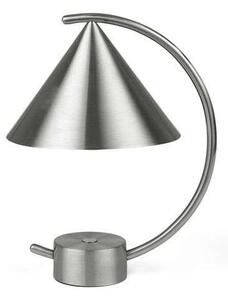 Ferm LIVING - Meridian ToGo Stolní Lampa Brushed Steel - Lampemesteren