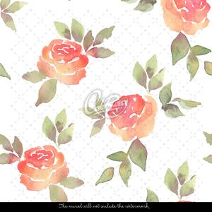 Fototapeta Jemné akvarelové růže Samolepící 250x250cm