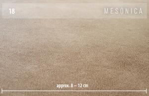 Béžová látková rohová pohovka MESONICA Musso Tufted, levá, 248 cm