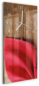 Skleněné hodiny vertikální Ubrousek zsppb-30x60-00089566