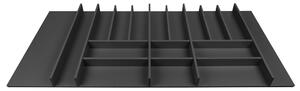Příborník Elletipi Wood Line pro zásuvky 120 cm, černý buk,PLA O50120 BLT18