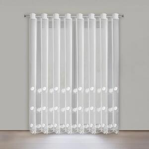 ZÁCLONA NA KROUŽCÍCH LETI 350X250 CM KVĚTY