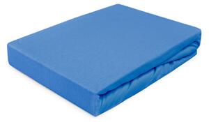 DĚTSKÉ JERSEY PROSTĚRADLO 011 60X120 CM MODRÉ