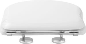 Kerasan RETRO WC sedátko, bílá/chrom 109001