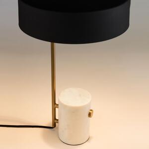Černá kovová stolní lampa Kave Home Phant