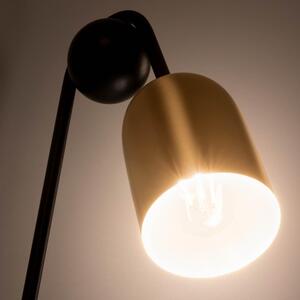 Zlatá kovová nástěnná lampa Kave Home Natsumi