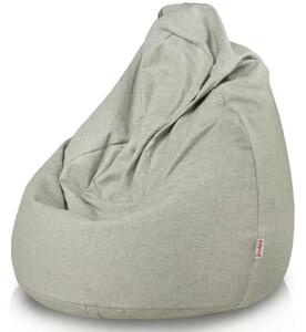 Sedací pytel Premium světle šedý
