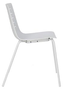 Židle Skin 4 bílá, bílá základna