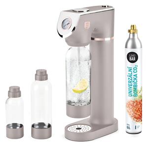 BERLINGERHAUS Výrobník sody SODABAR + bombička + 2 lahve Taupe Collection BH-8558limo