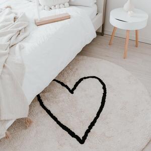 Kulatý koberec Heart 140 cm
