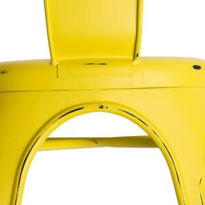 Židle Paris Antique žlutá