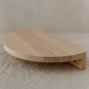 Nástěnná polička Oak Wood Natural 32 cm